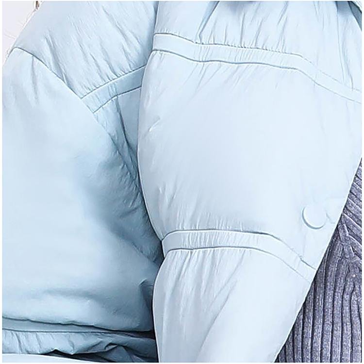 Mid Length Light Grey Women's Down Jacket