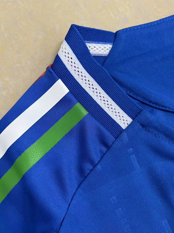 2024 Italy European Cup Home Player Version Kids Soccer Jersey