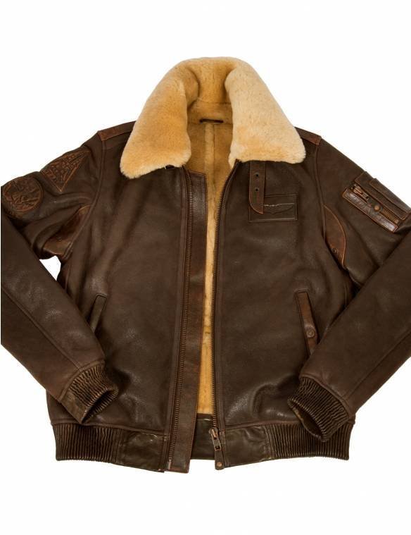 B-15 FAST EAGLE SHEEPSKIN FLIGHT JACKET