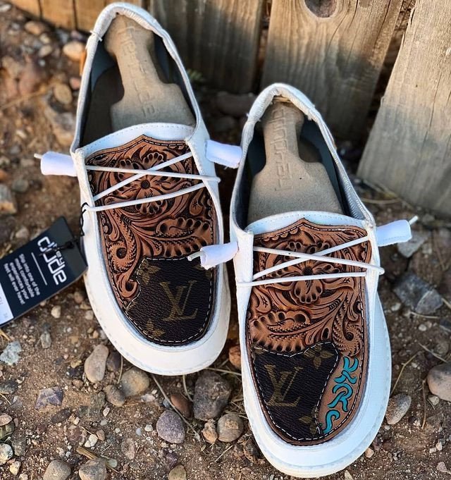 Women's Shoes Custom Wendy Leather Splicing