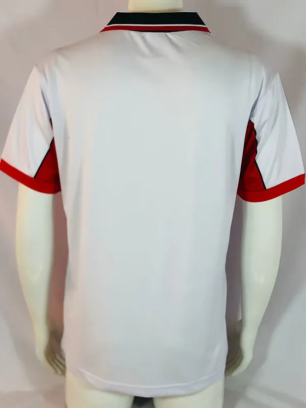 1998 Morocco Away White Retro Soccer Jersey