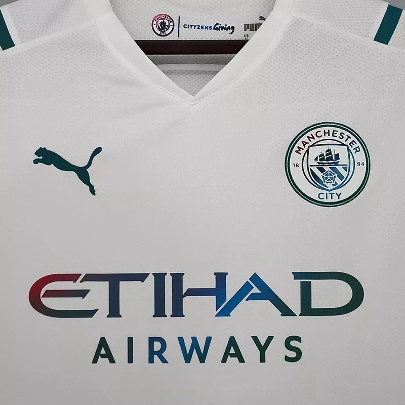 21-22 Man City 1:1 Away Fans Soccer Jersey
