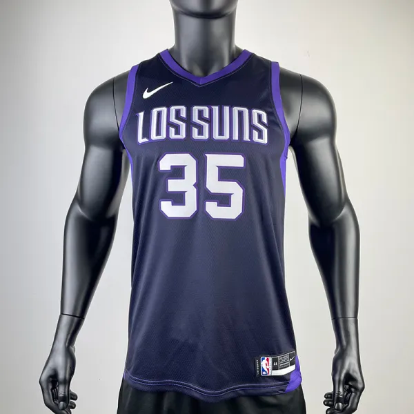 2017-18 SUNS DURANT #35 Royal Blue City Edition Top Quality Hot Pressing NBA Jersey