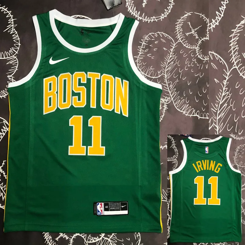 CELTICS IRVING #11 Green Top Quality Hot Pressing NBA Jersey