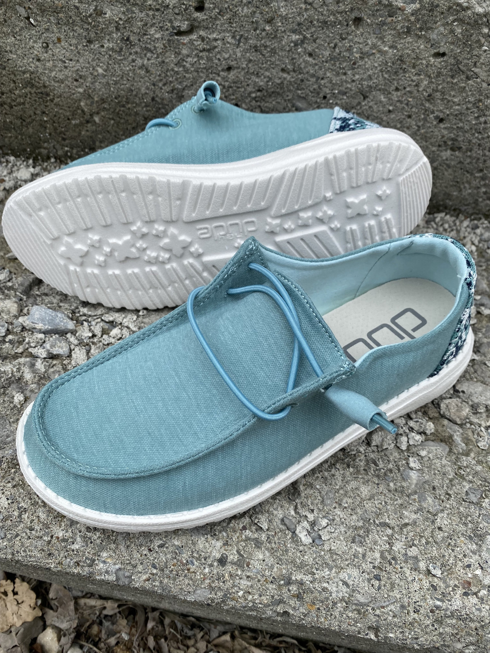 Women's Shoes Wendy Stretch Sea Blue Fleece