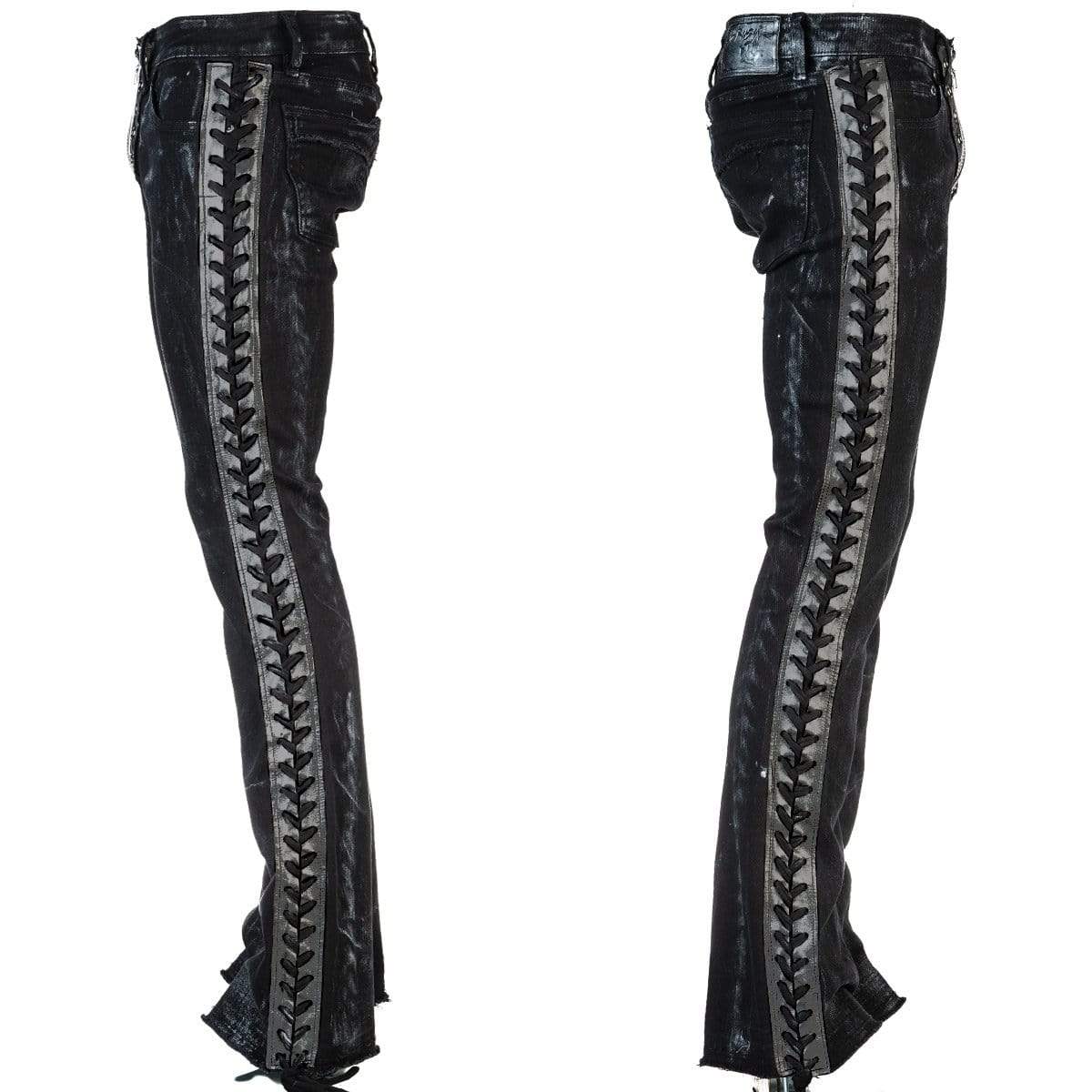 Black Stripe Pants