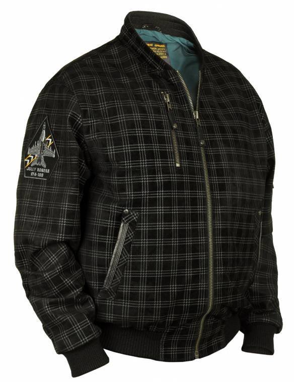 JOLLY ROGERS PRINTED SUEDE BOMBER LEATHER JACKET