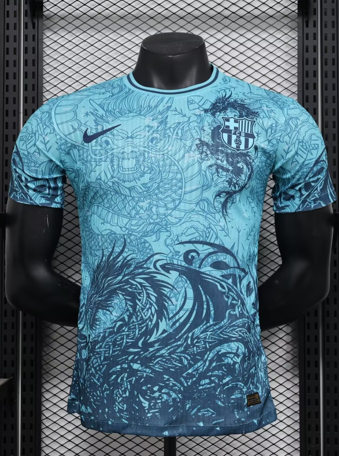 24-25 BAR Blue Special Edition Player Version Soccer Jersey