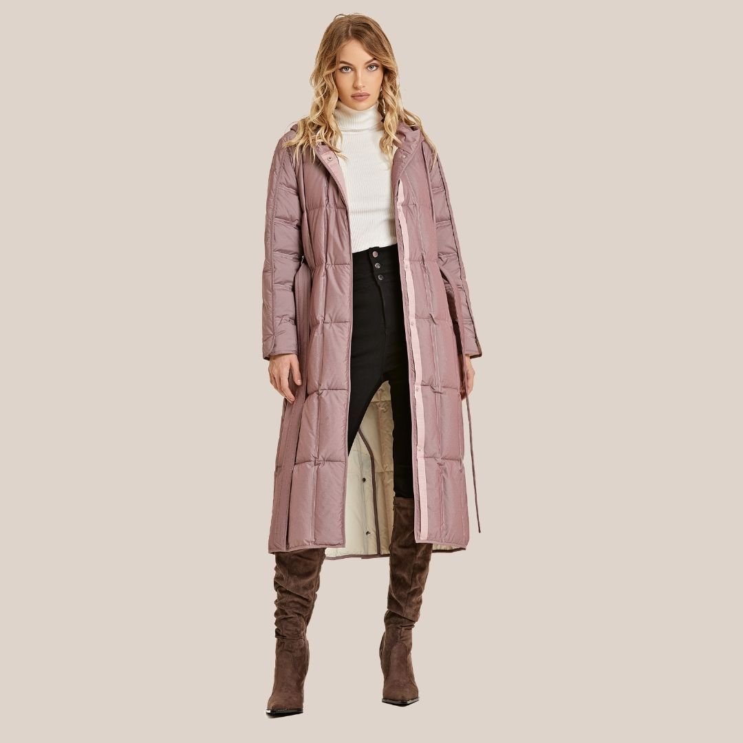Longer Saint Laurent Purple  Down Jacket for Women
