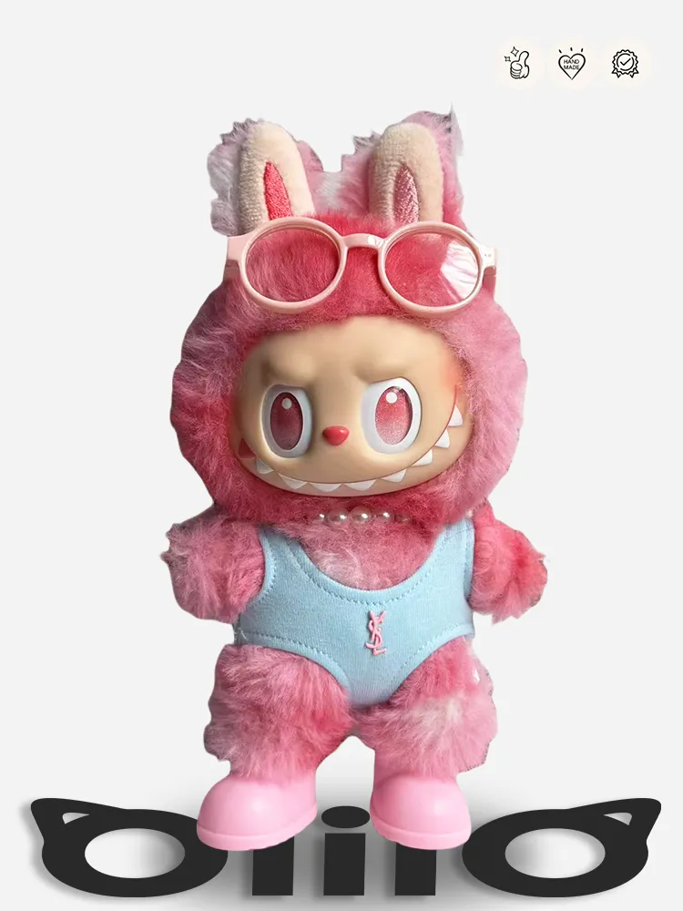 LABUBU Clothes YSL Sweet Pink Outfit