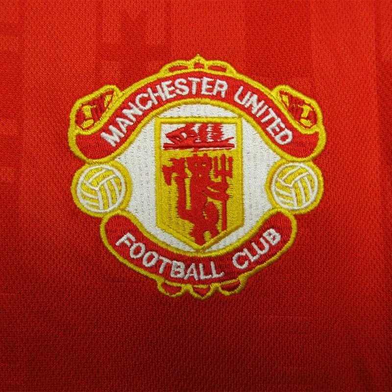 1988-1990 Man Utd Home Retro Soccer Jersey