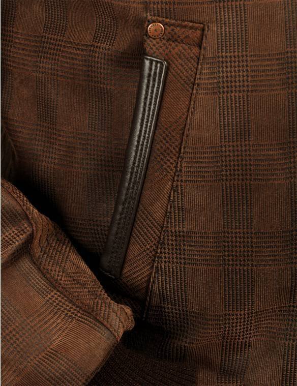 PANTERE NERE PRINTED SUEDE BOMBER LEATHER JACKET
