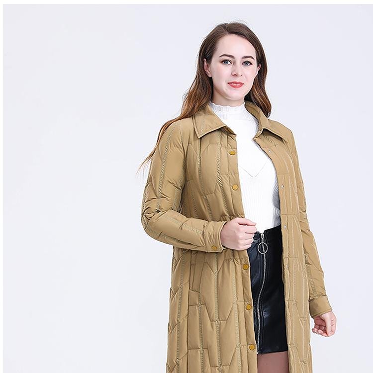 Longer Jingle Yellow Women's Down Jacket