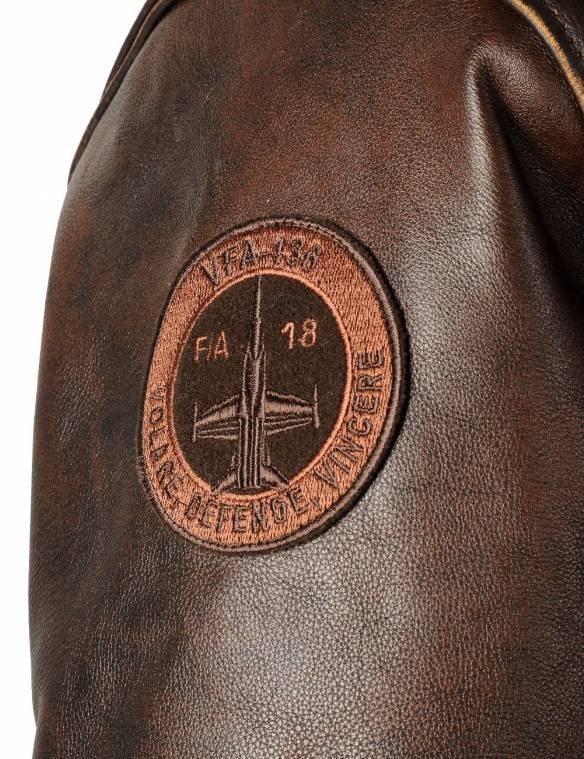 TOP GUN 3G FLIGHT LEATHER JACKET