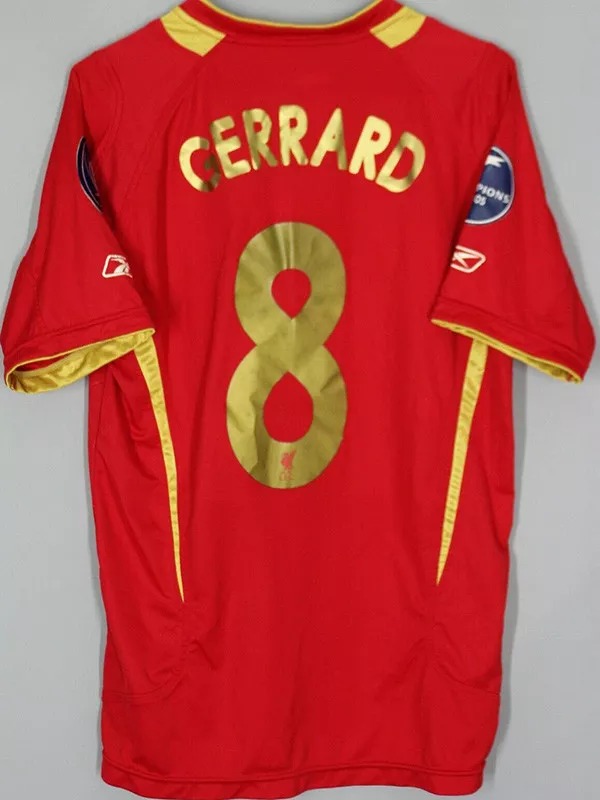 2005-2006 LIV Home Retro Soccer Jersey