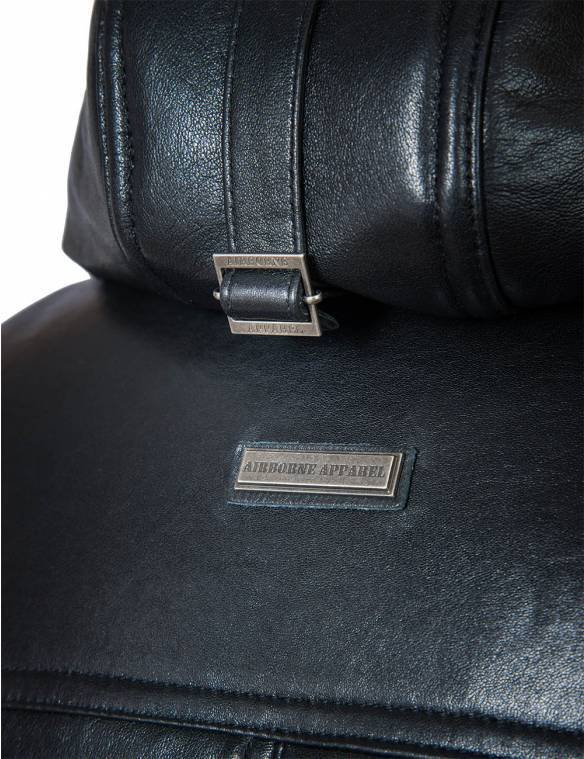 BALTO LEATHER PARKA LONG