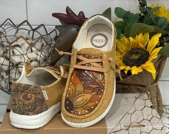 Women's Shoes Custom Sunflower