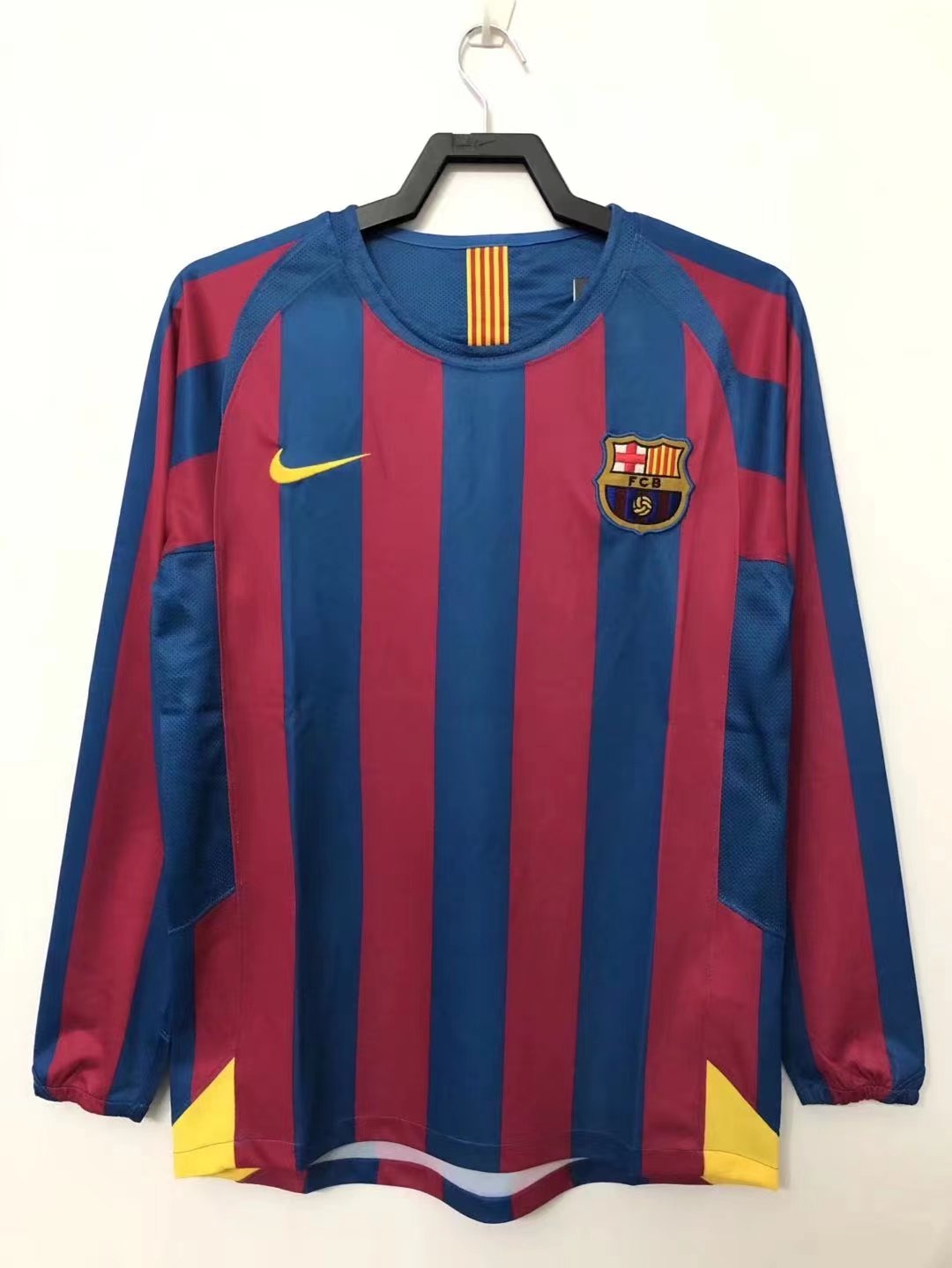 2005-2006 BAR Home Retro Long Sleeve Soccer Jersey