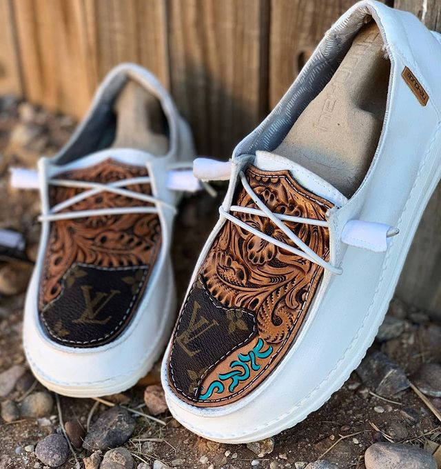 Women's Shoes Custom Wendy Leather Splicing