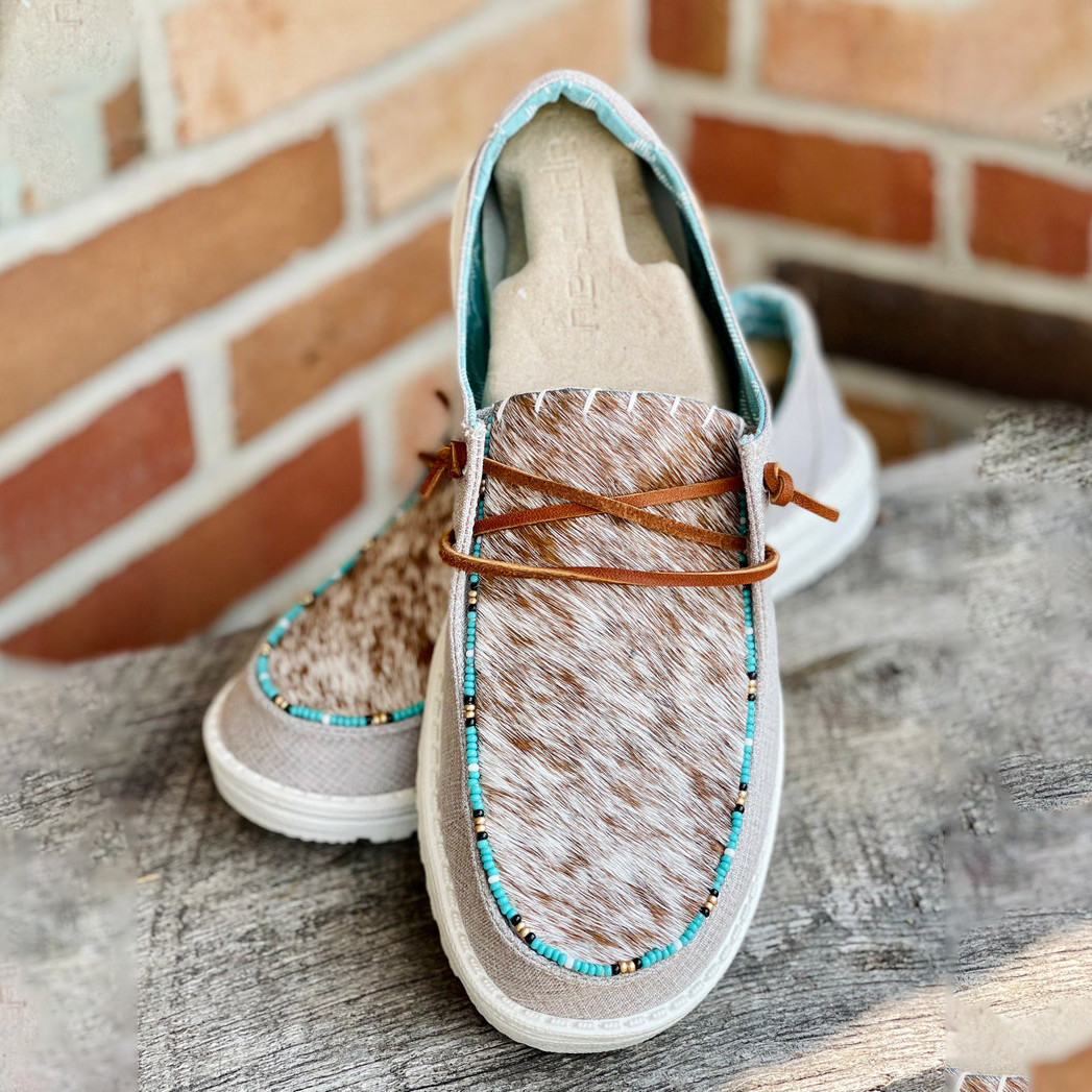 Women's Shoes Authentic Cowhide Shoes