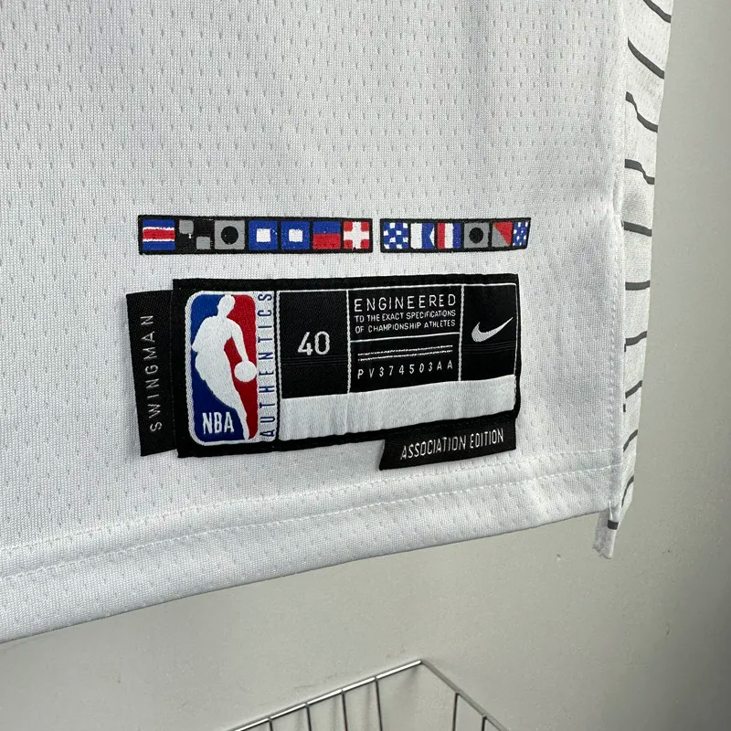 22-23 CLIPPERS HARDEN #1 White Top Quality Hot Pressing NBA Jersey