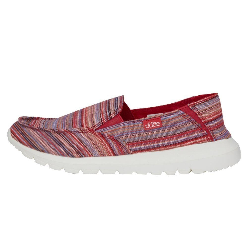 Women's Shoes Ava Red Ibiza Slip On / Mule