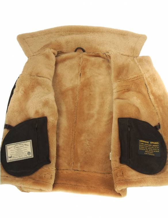 B-3 SHEEPSKIN BOMBER JACKET