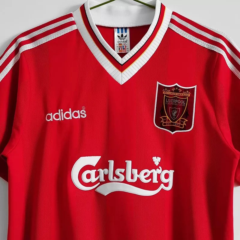 1995-1996 LIV Home Retro Soccer Jersey