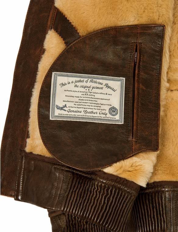 B-15 FAST EAGLE SHEEPSKIN FLIGHT JACKET