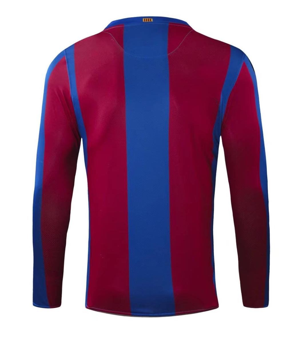 2007-2008 BAR Home Long sleeves Retro Soccer Jersey