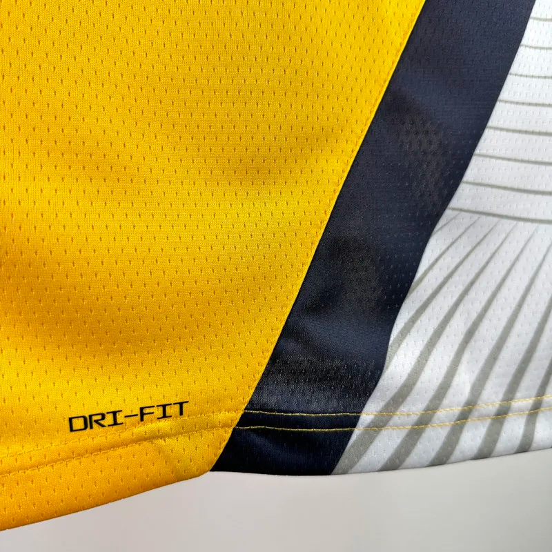 22-23 Indiana Pacers HALIBURTON #0 Yellow Top Quality Hot Pressing NBA Jersey