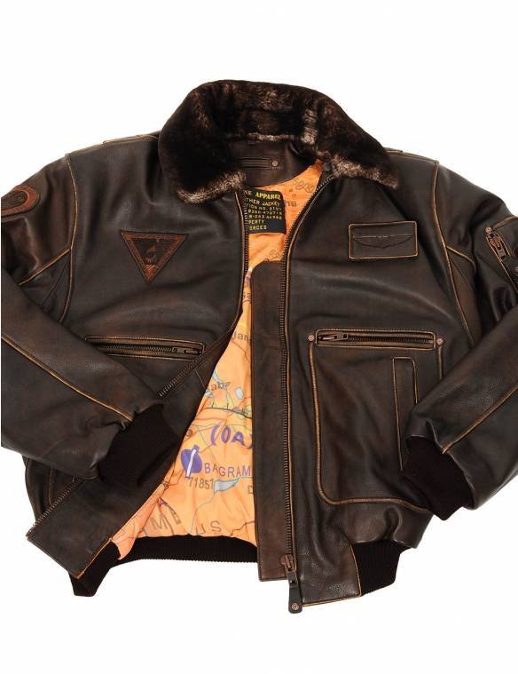 TOP GUN 3G FLIGHT LEATHER JACKET