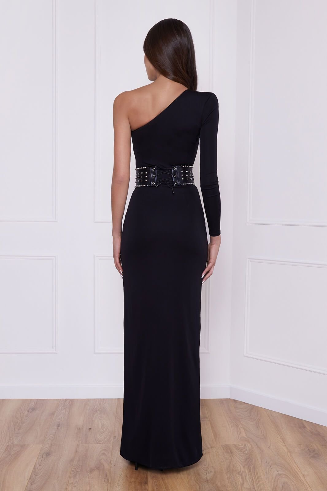 Mina Maxi Black Dress