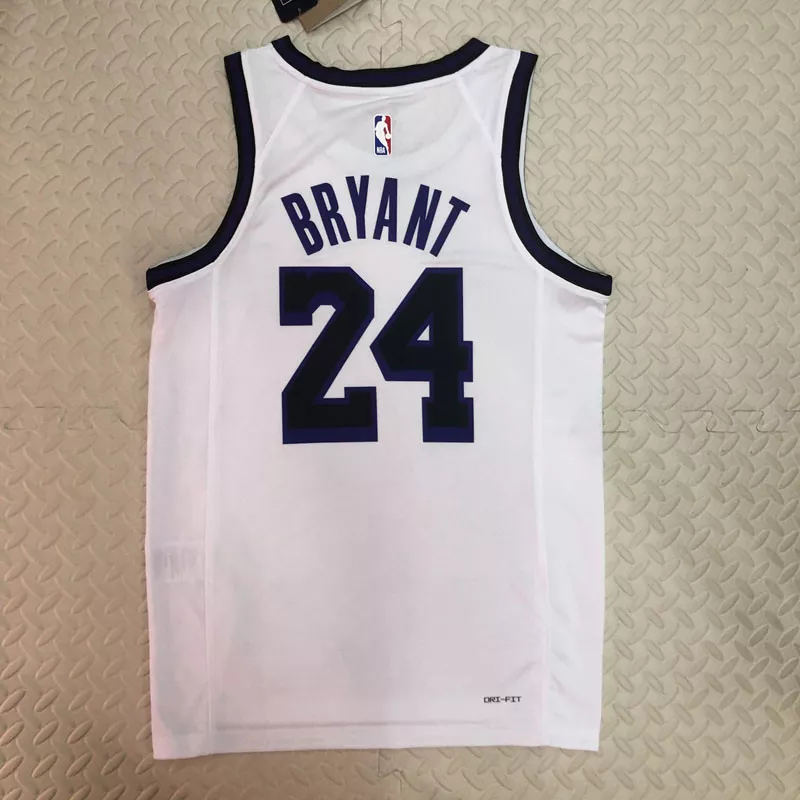 22-23 LAKERS BRYANT #24 White City Edition Top Quality Hot Pressing NBA Jersey