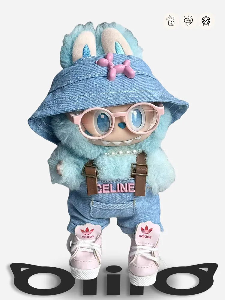 LABUBU Clothes CELINE Pink ＆Blue Girly Style Set