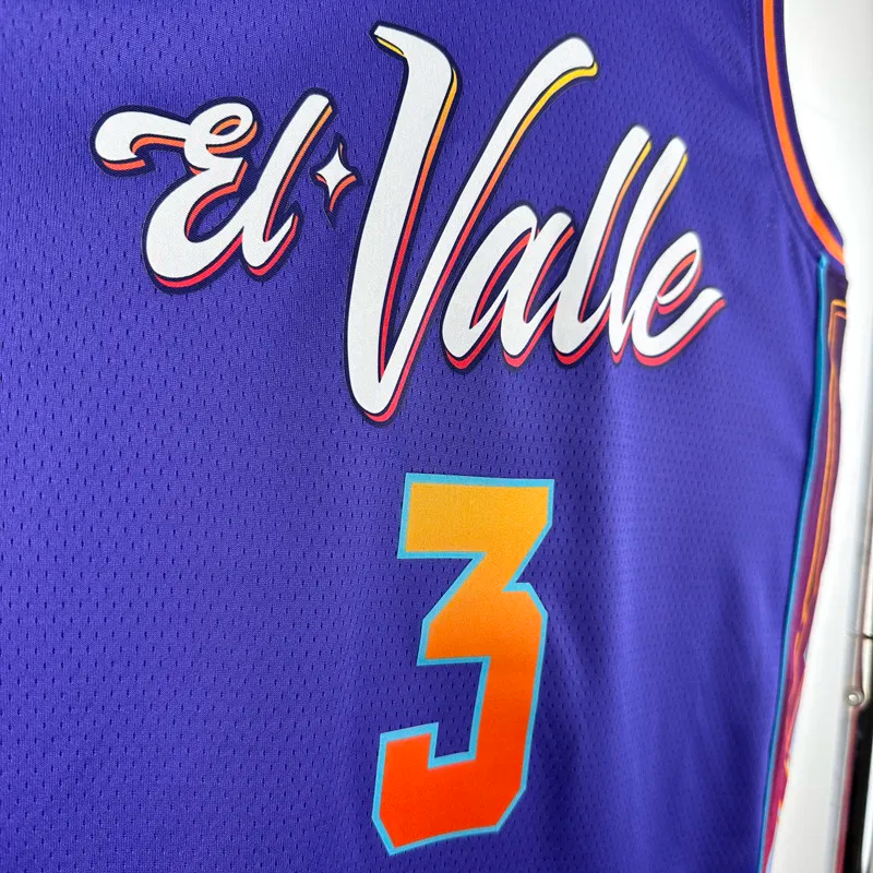 23-24 SUNS BEAL #3 Purple City Edition Top Quality Hot Pressing NBA Jersey