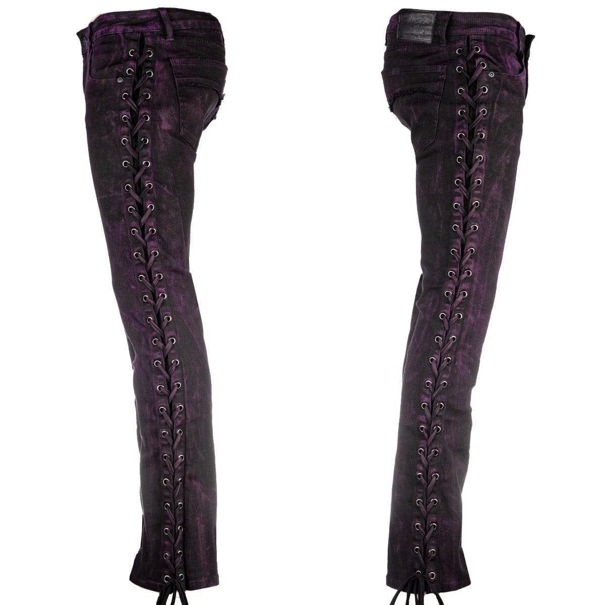 Purple Haze Side Laced Alloy Wash Pants