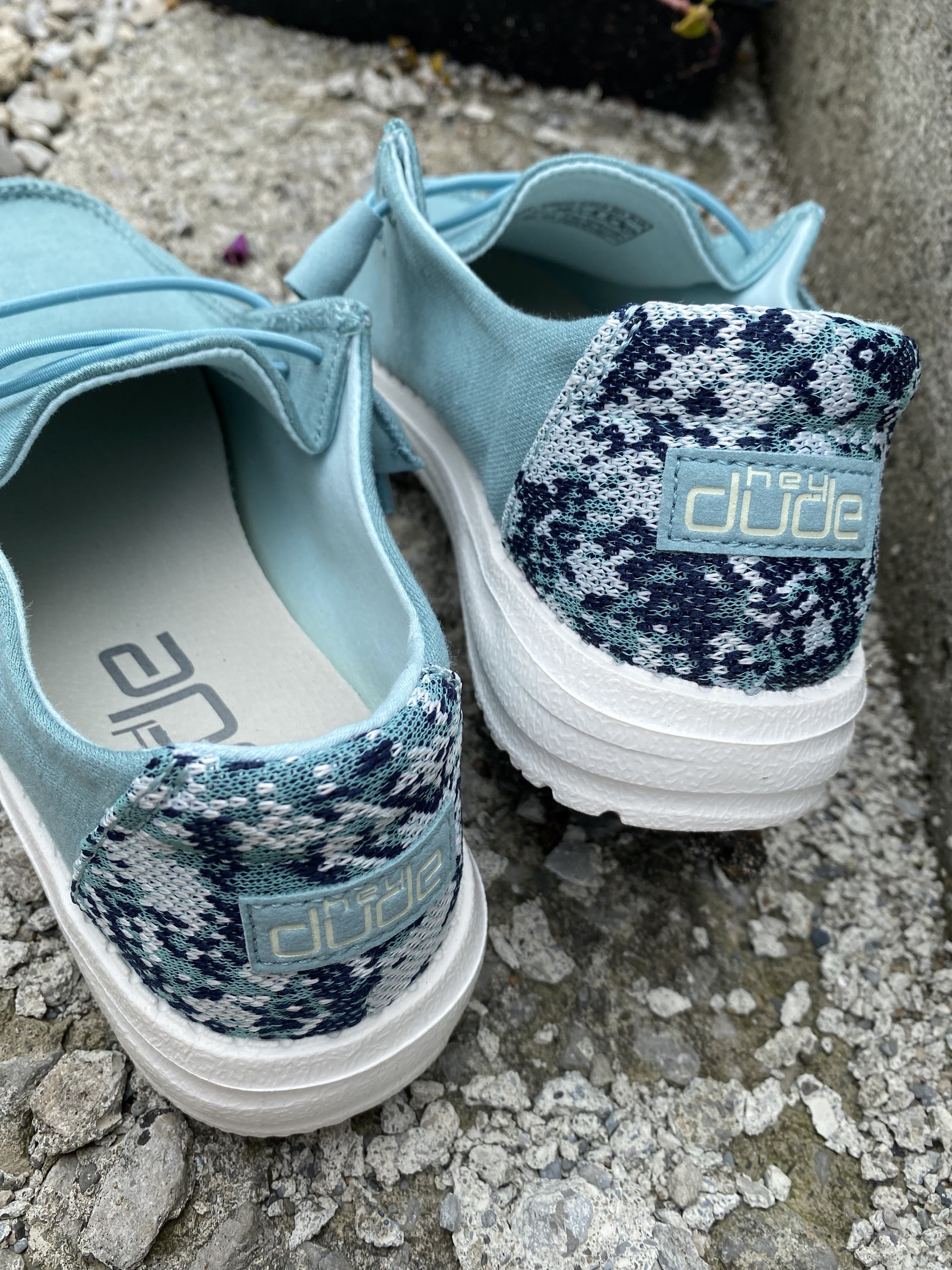 Women's Shoes Wendy Stretch Sea Blue Fleece