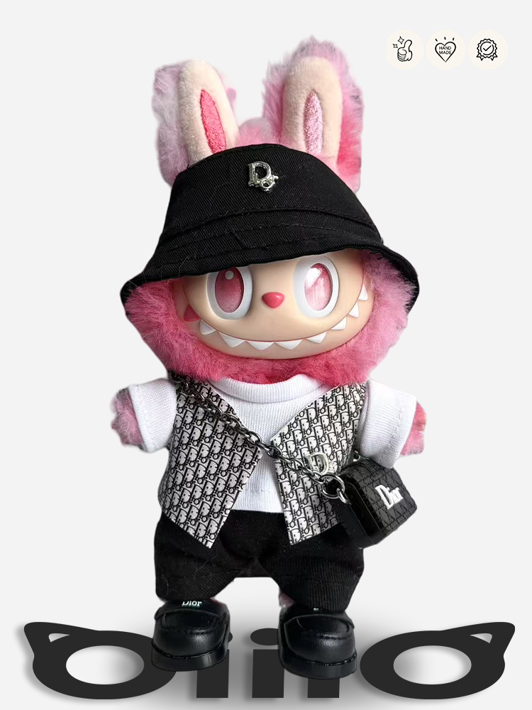 LABUBU Clothes Dior Cool Fisherman Hat Outfit