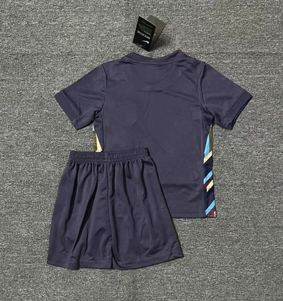 2024 Englande Europe Cup Away Kids Soccer Jersey