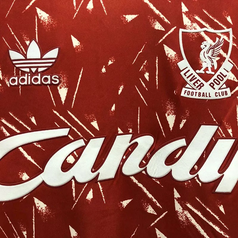 1989 LIV Home Long Sleeve Retro Soccer Jersey