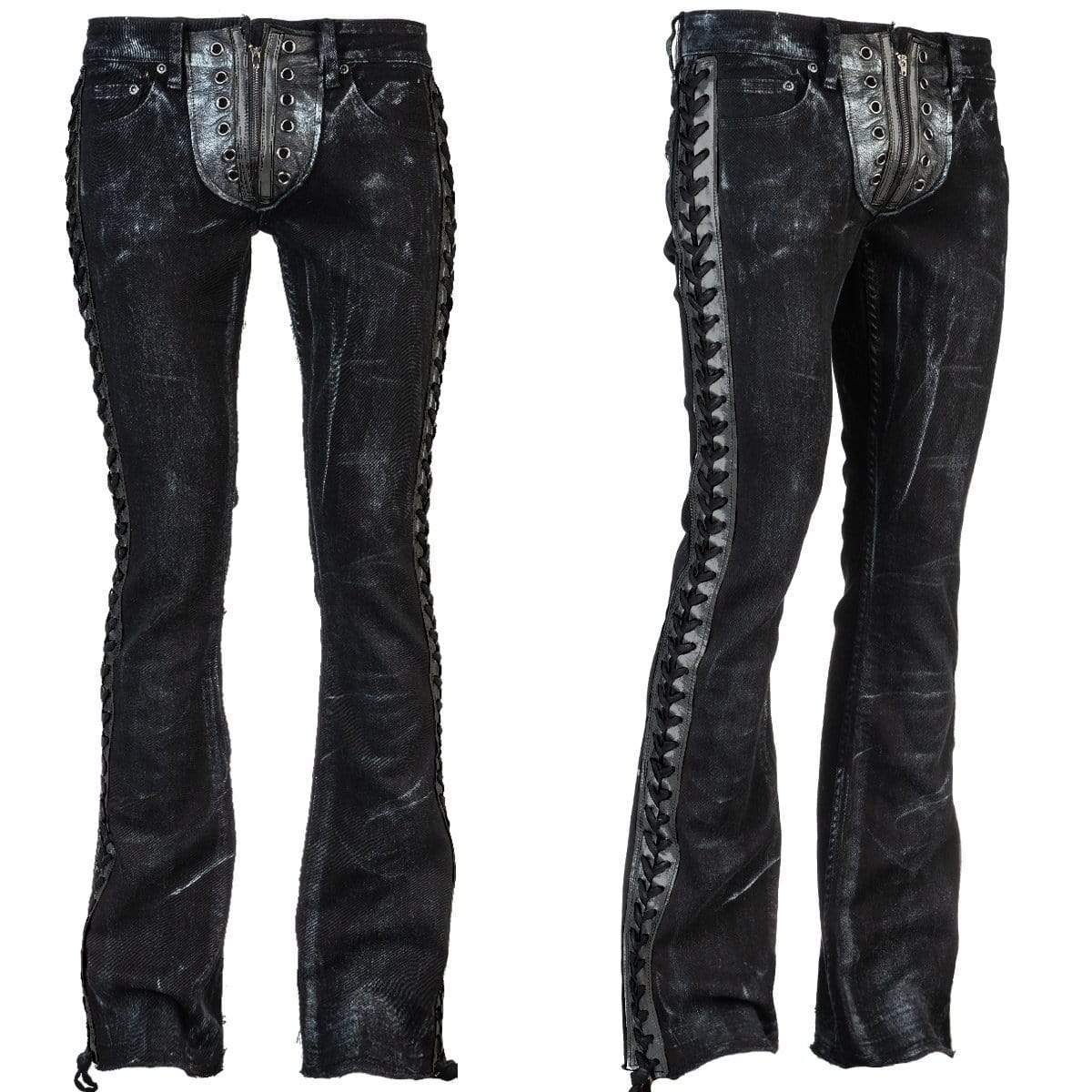 Black Stripe Pants