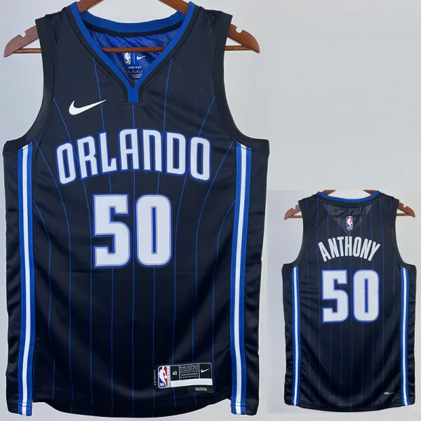 22-23 Magic ANTHONY #50 Black Top Quality Hot Pressing NBA Jersey