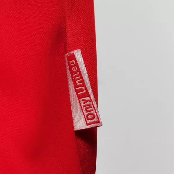 1999-2000 Man Utd Home Long Sleeve Retro Soccer Jersey(决赛版)