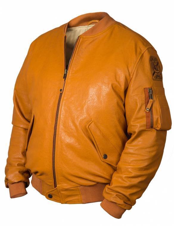 US NAVY TOM CAT BOMBER LEATHER JACKET