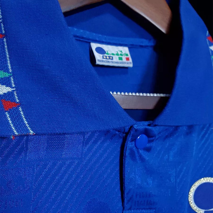1994 Italy Home Blue Retro Soccer Jersey