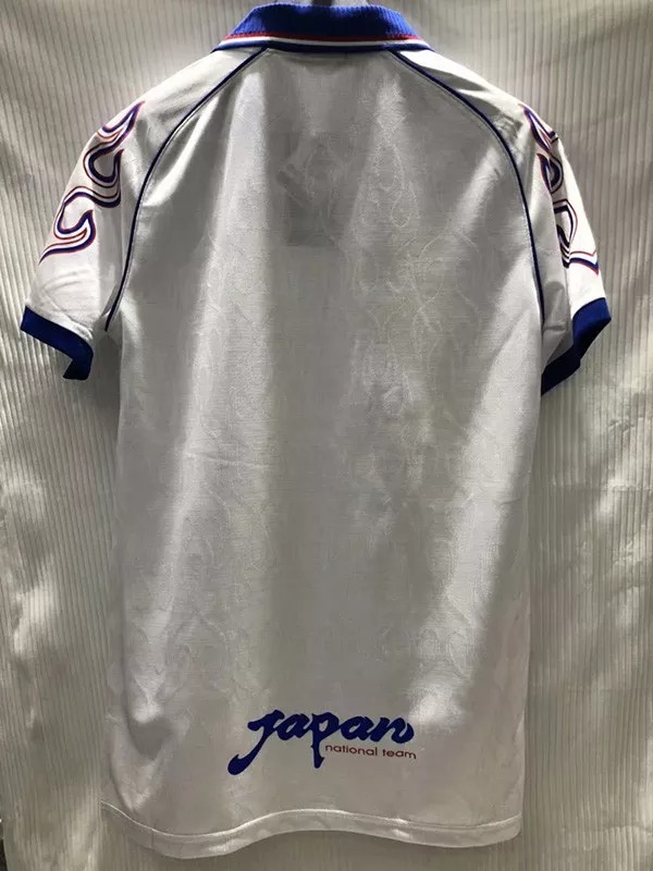 1998 Japan Away White Retro Soccer Jersey