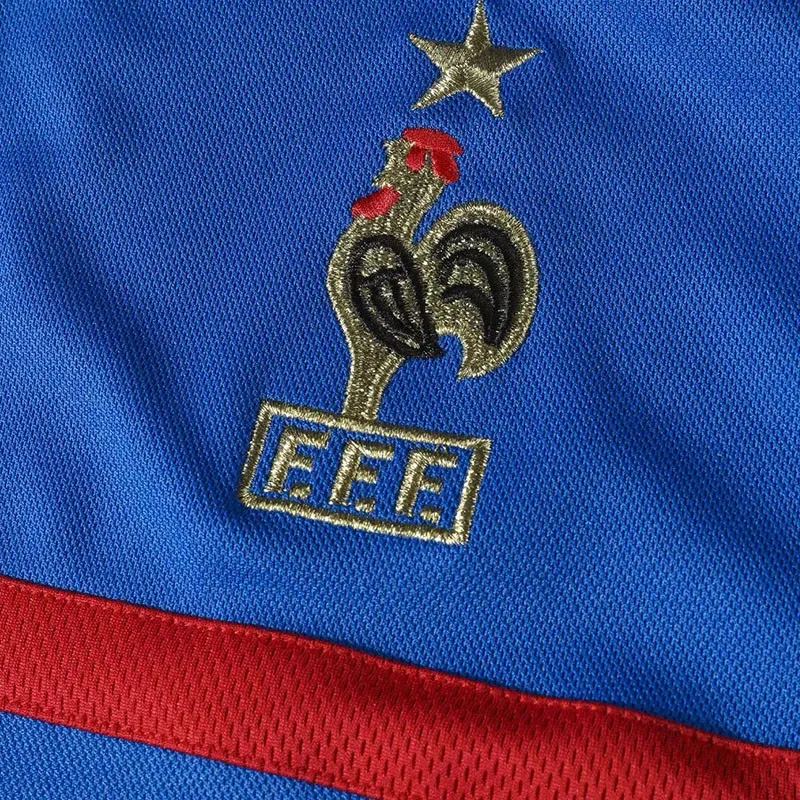 2000-2001 France Home Retro Soccer Jersey