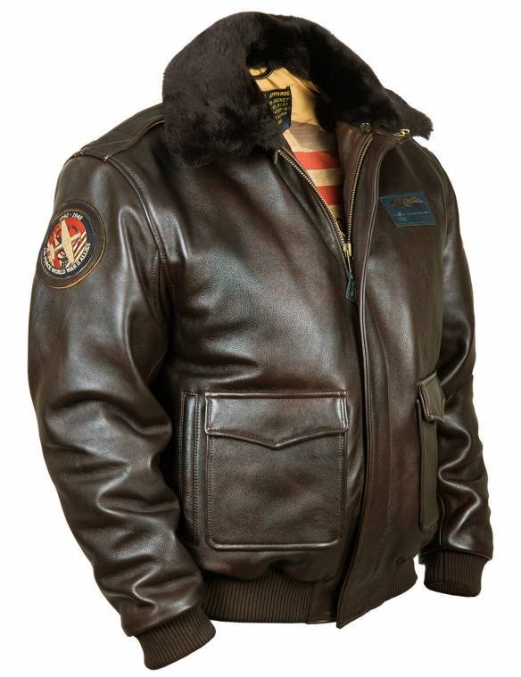 A-2 NORTH AMERICAN FLIGHT LEATHER JACKET DOUBLE COLLAR