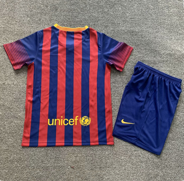 2013-2014 BAR Home Retro Kids Soccer Jersey